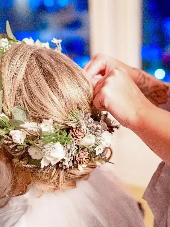 Hair florals -Elevate Your Bridal Look with Stunning Floral Hair Accessories - Beaux Faux Flowers Shop