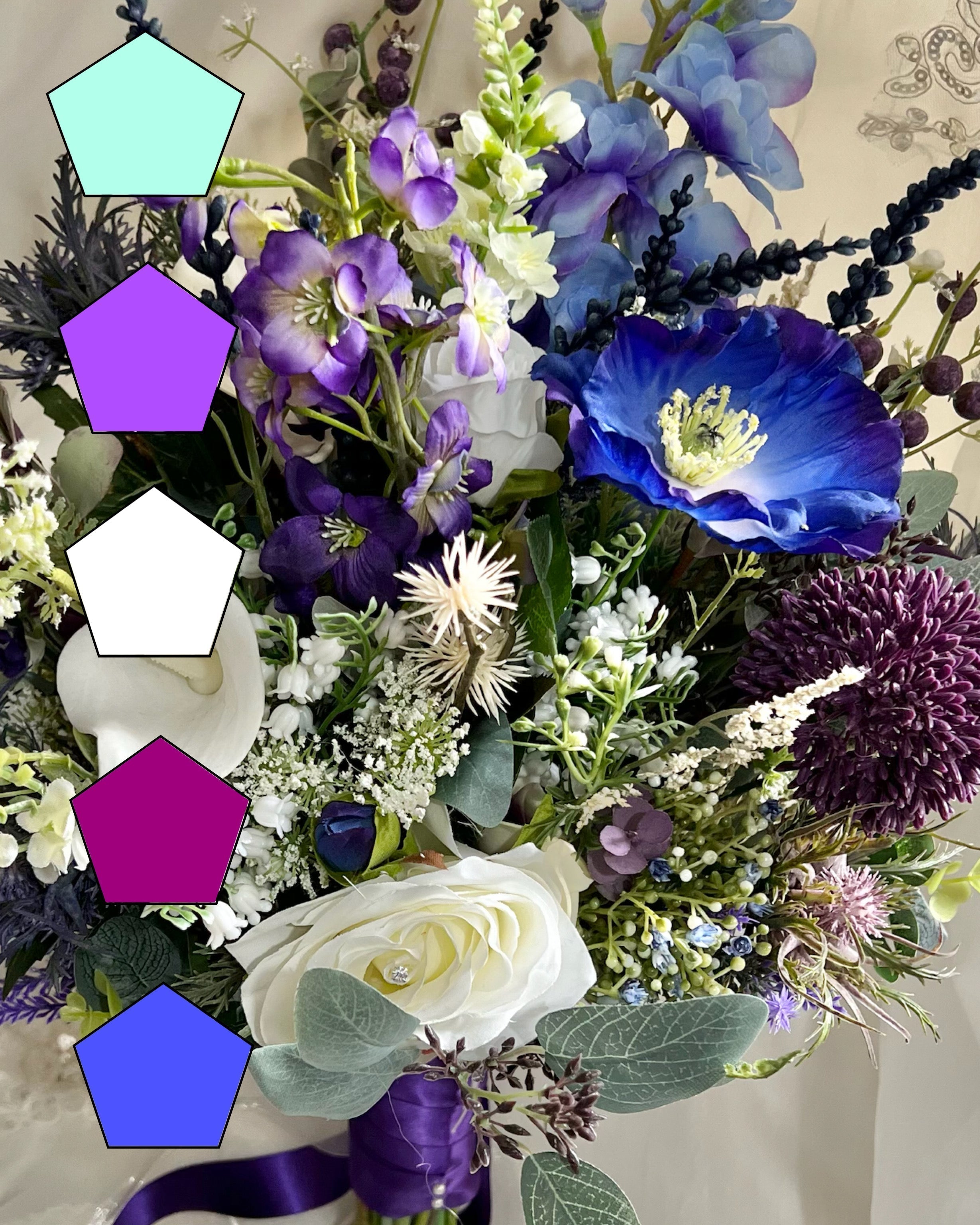 Wedding Colour Palettes: A Guide to Choosing Your Perfect Scheme - Beaux Faux Flowers Shop
