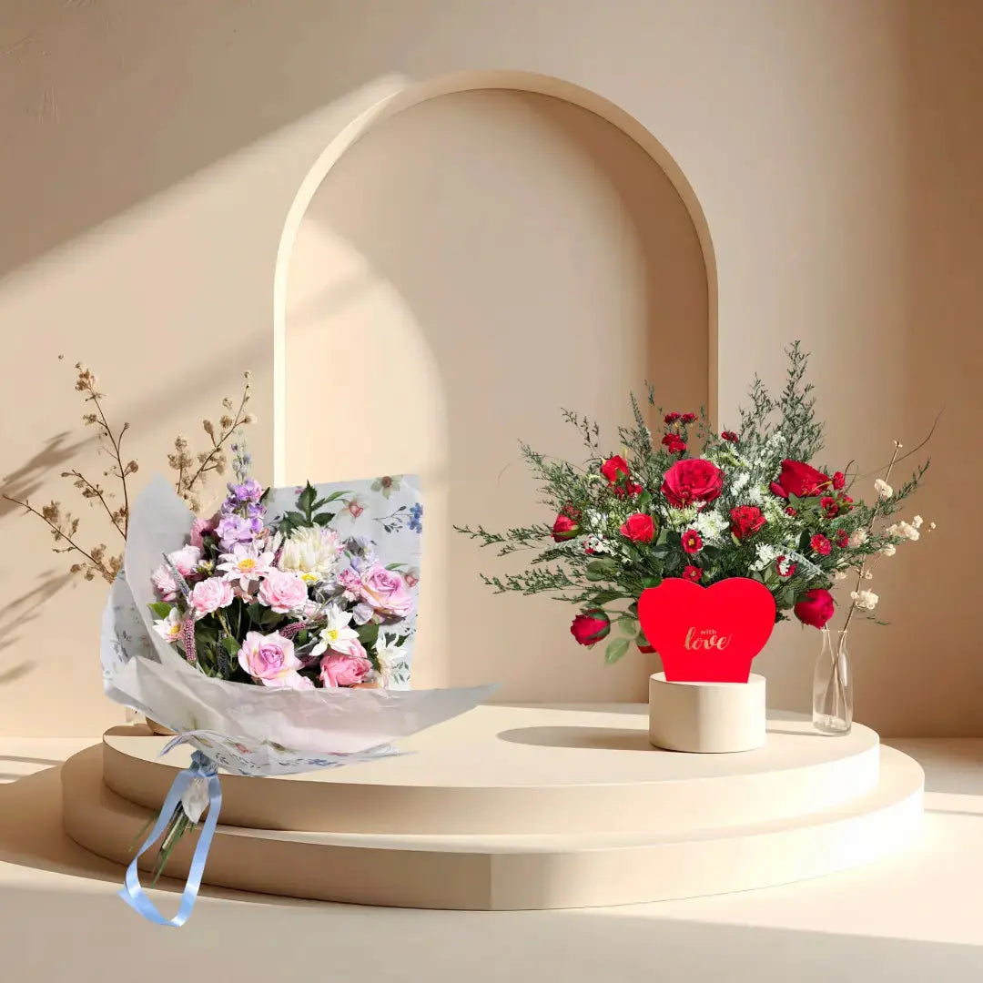 Marriage Proposal Ideas with Silk Flower Bouquets