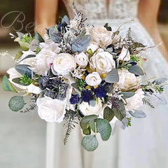 RELAXED ROUND BRIDAL BOUQUETS - Beaux Faux Flowers Shop