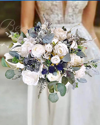RELAXED ROUND BRIDAL BOUQUETS - Beaux Faux Flowers Shop