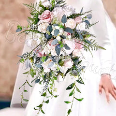 CASCADING BRIDAL BOUQUETS - Beaux Faux Flowers Shop