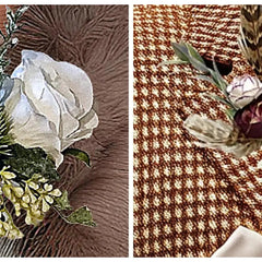BUTTONHOLES | CORSAGES - Beaux Faux Flowers Shop