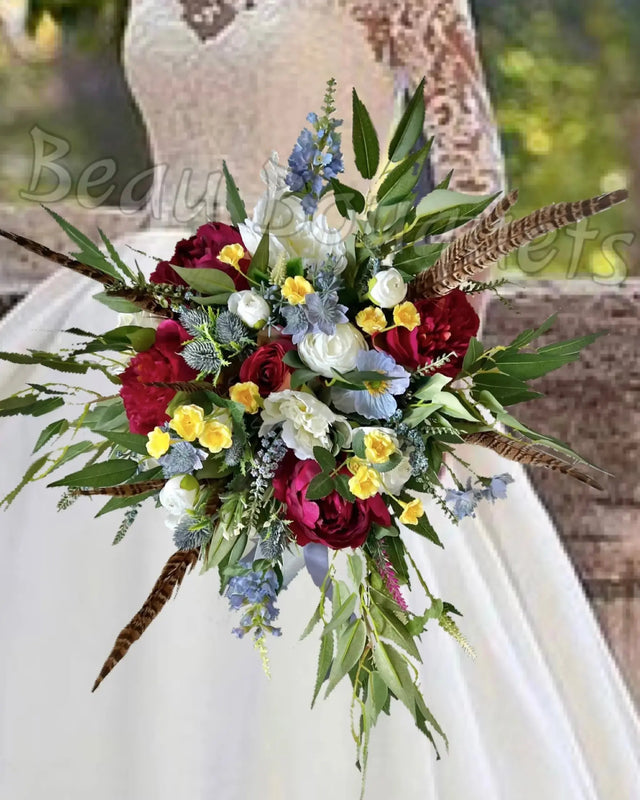 LOOSE SPRAY BRIDAL BOUQUETS - Beaux Faux Flowers Shop