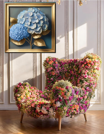 Blue Floral Options - Beaux Faux Flowers Shop