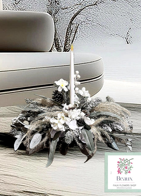 Winter Christmas Festive Table arrangement| Festive Creations image 0