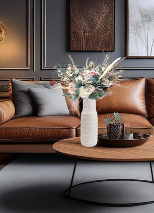 Floral silk Pampas Peony Arrangement  in Blush,  Ivory  Terrace Avenue image 7