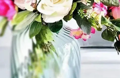 Elegant Glass Vase  34cm in Sea Green Vista Vase Home Decor image 1
