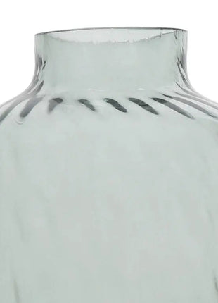 Elegant Glass Vase  34cm in Sea Green Vista Vase Home Decor Beaux Faux Flowers Shop