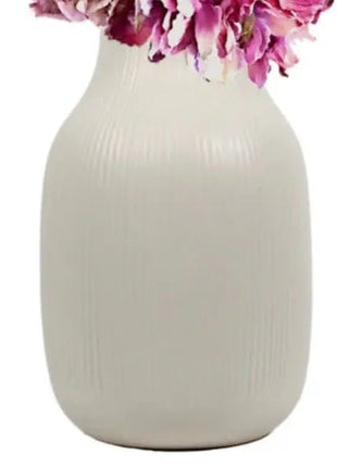 Ceramic Vase  n Cream Textured 30cm Timeless Vase, Home Decor Accents Beaux Faux Flowers Shop