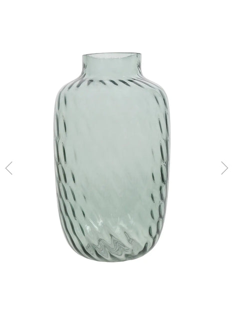 Elegant Glass Vase  34cm in Sea Green Vista Vase Home Decor image 0