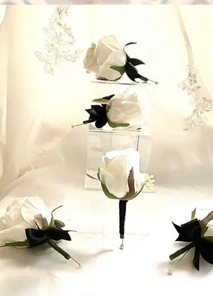 Spray bride bouquet in blush, Ivory, peach with peony, sweet pea, rose image 1