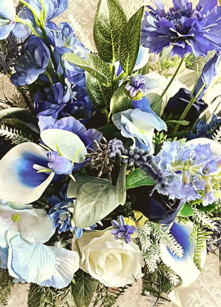  Scottish rose,, & thistle bride  Bouquet silk Wedding Flowers | lblues image 5