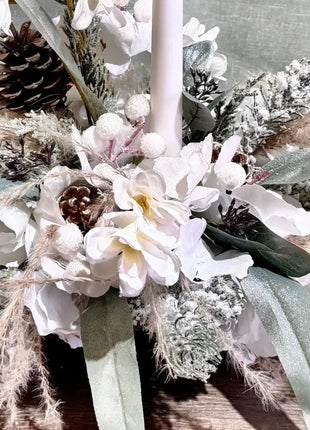 Winter Christmas Festive Table arrangement| Festive Creations image 3