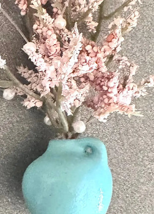 Blush and Pink  Faux Flower fridge magnet gift wedding favour  in blush pink image 3