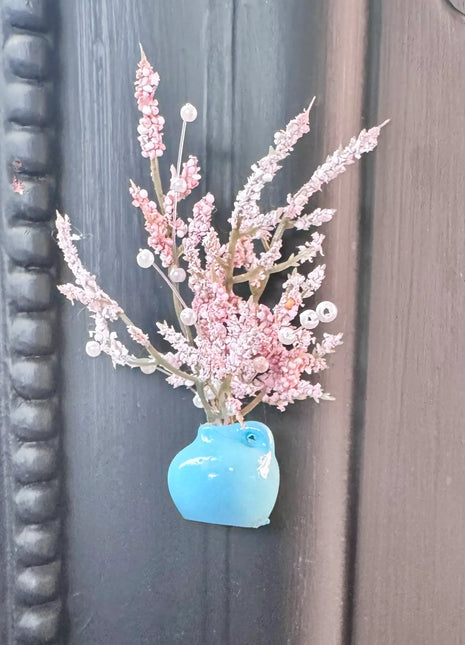 Blush and Pink  Faux Flower fridge magnet gift wedding favour  in blush pink image 0